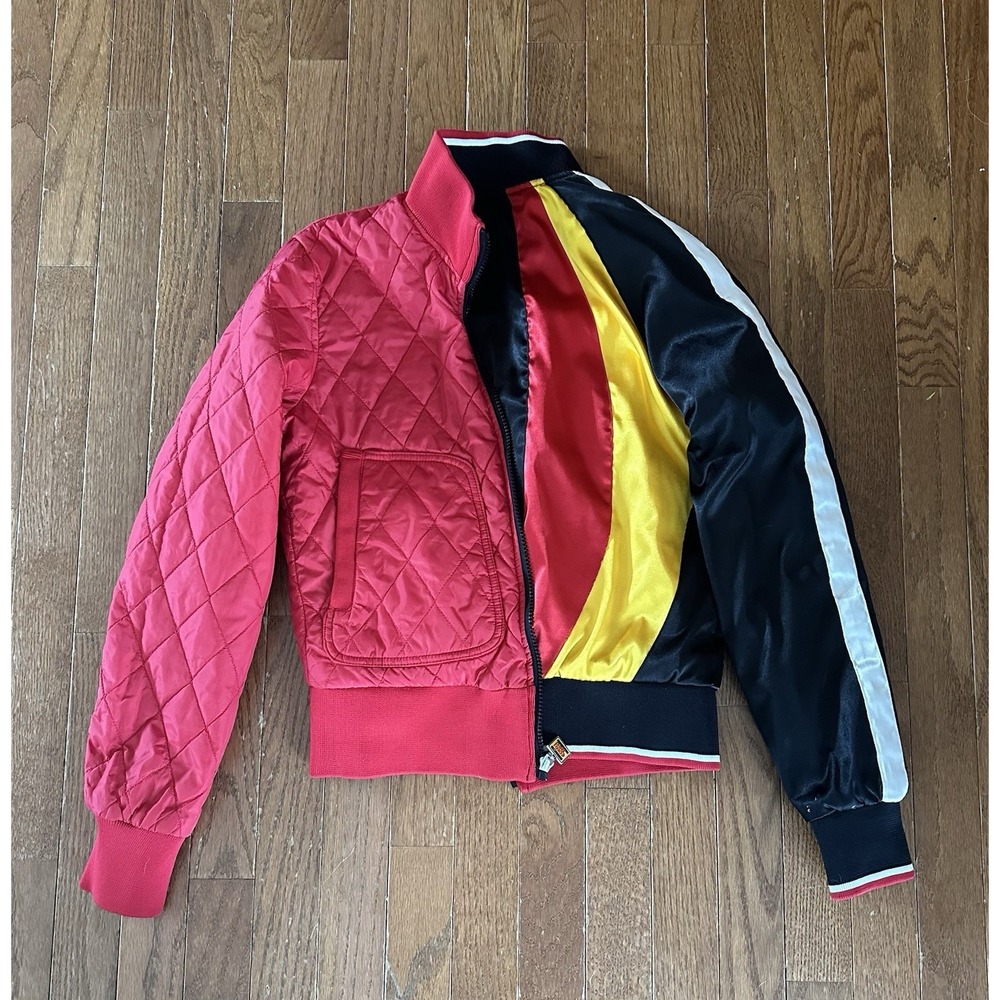Ecko Red Ecko Unltd Jacket Reversible Youth Small Red Black Quilted Full Zip
